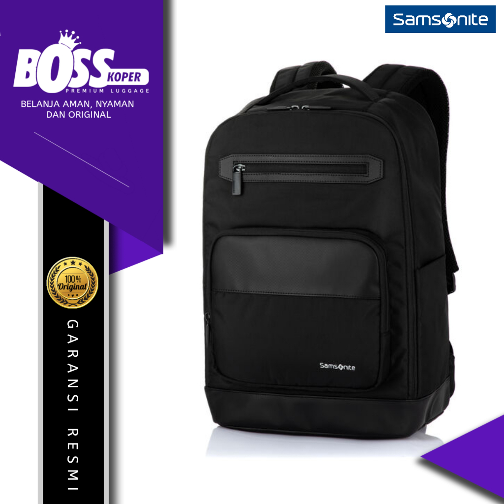 Jual Backpack SAMSONITE tas ransel pria casual kantor kuliah laptop 15 ...