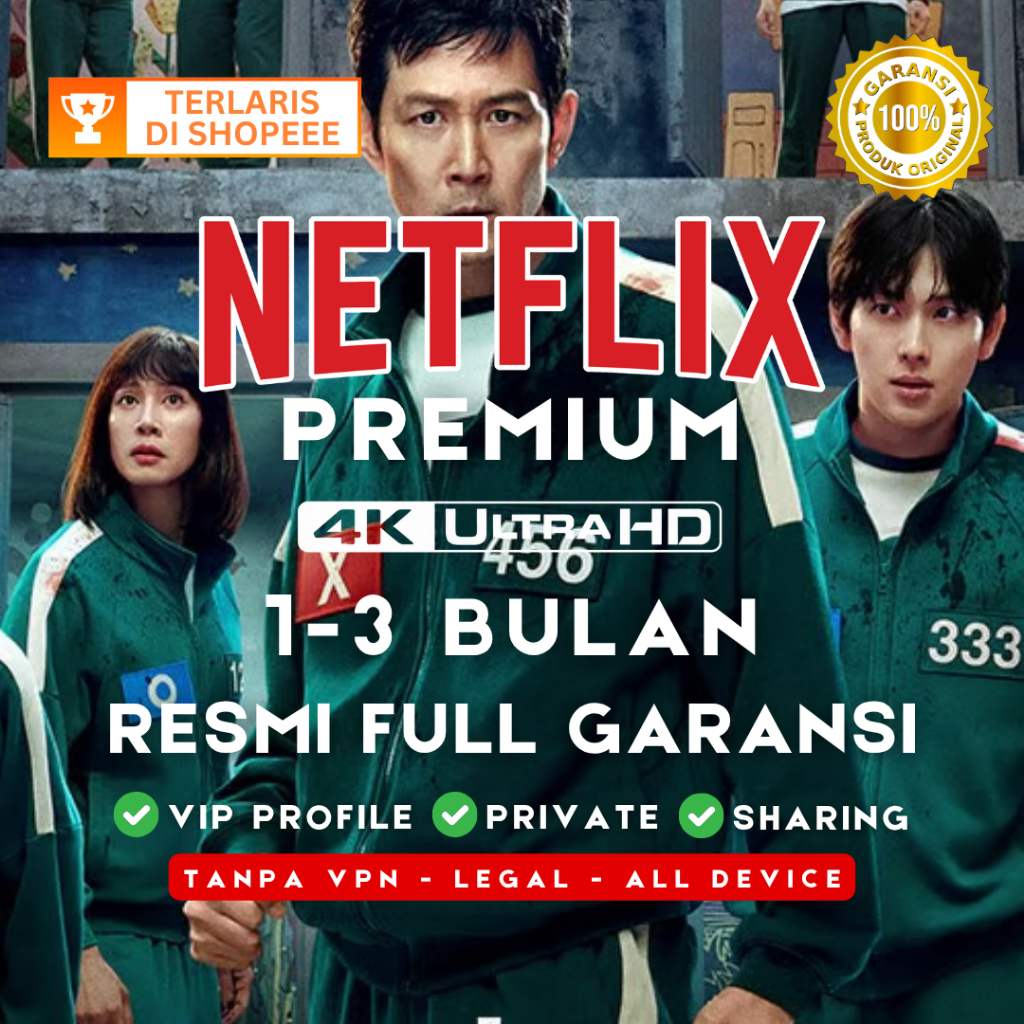 Jual NETFLIX MURAH 1-3 BULAN PREMIUM 4K UHD FULLGARANSI #4 | Shopee ...