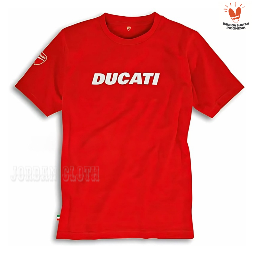 T-shirt Officiel Ducati Corse Rouge - Vêtements Ducati