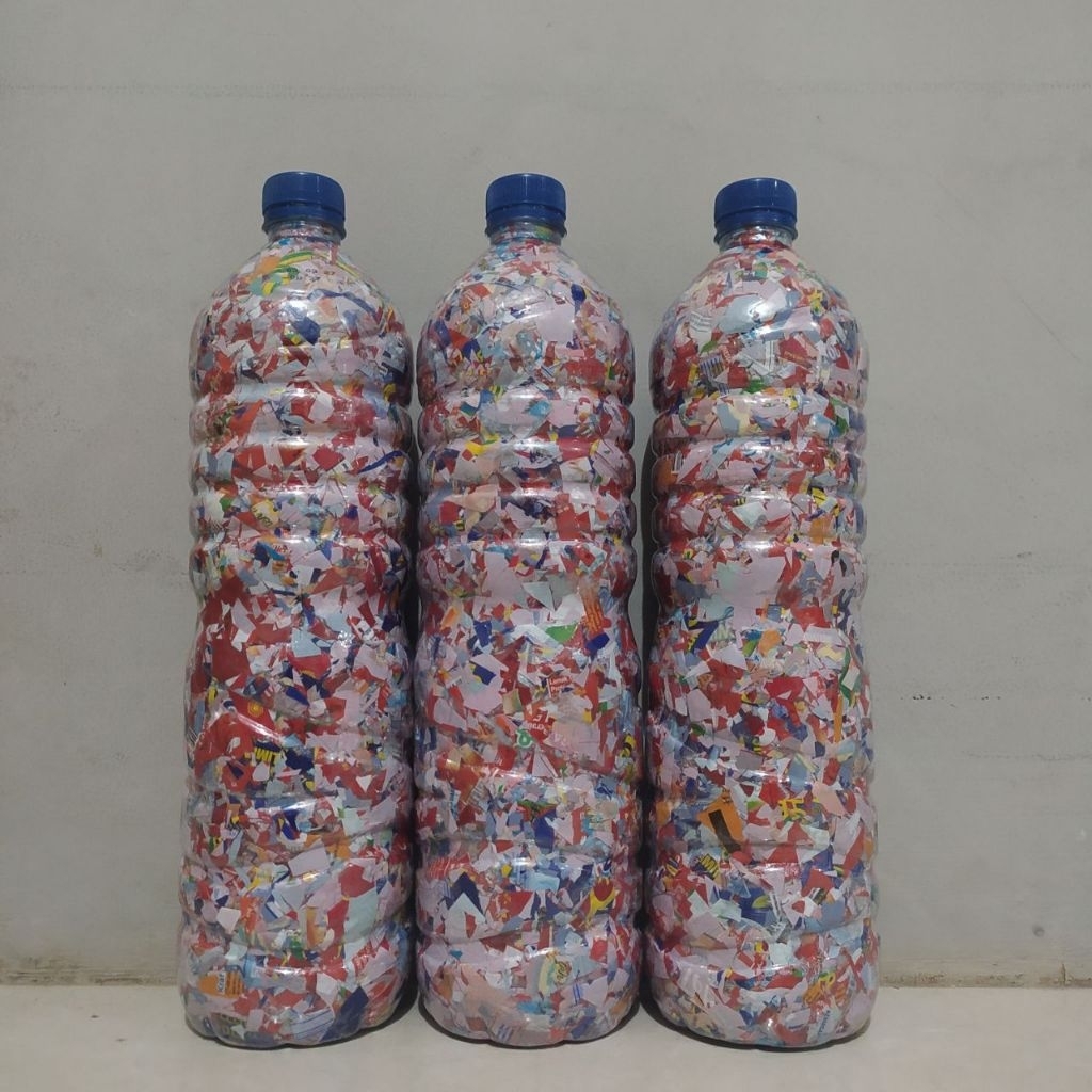 Jual Ecobrick Botol Aqua 1500ml 550-600gram Plastik Bekas Bersih ...