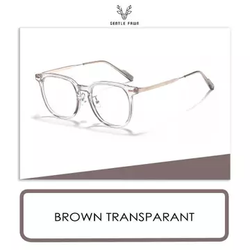 Gentle Fawn Kacamata Antiradiasi Blueray Fashion Kotak Tr90 Bisa Minus Fashion Pria Dan Wanita
