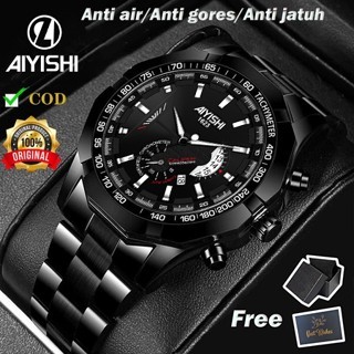 Jual AIYISHI 1623 Jam Tangan Pria Anti Air Original Luxury