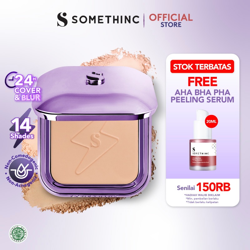 Jual [FREE SERUM] SOMETHINC Copy Paste COVERBLUR ® Powder Foundation ...