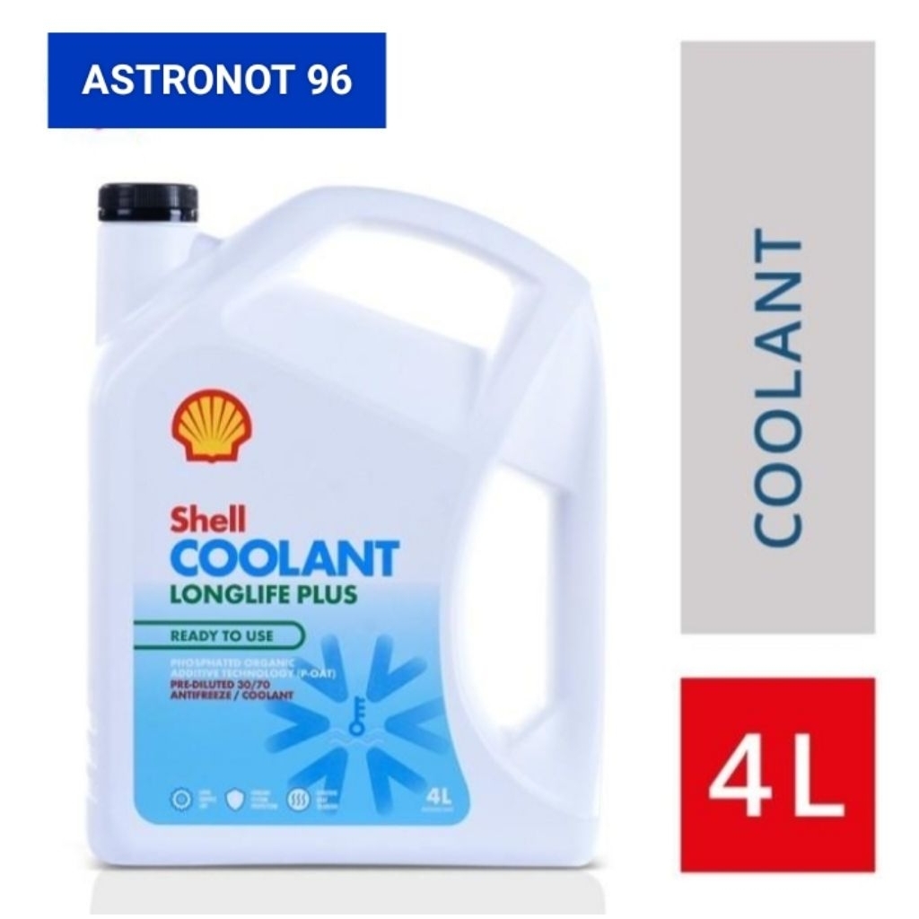 Jual Pendingin Air Radiator Coolant Shell 4 Liter Longlife Plus ...