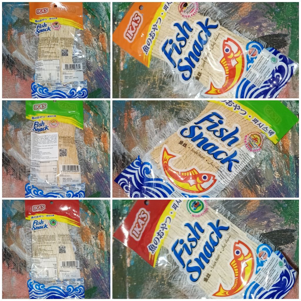 Jual Ika's 30gr Fish Snack Snek Ikan Malaysia Dahfa Original Barbeque ...