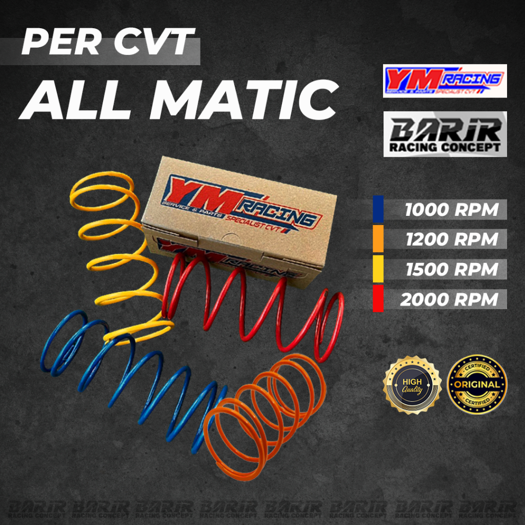 Jual PER CVT ALL MATIC YM RACING 1000 RPM / 1200 RPM / 1500 RPM / 2000 ...