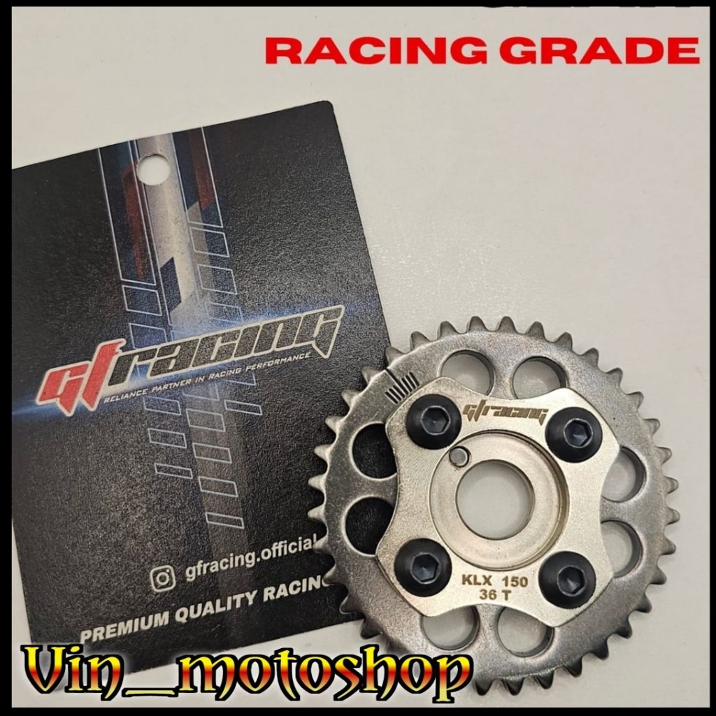 Jual Gigi Sentrik GF Racing KLX 150 / DTRACKER 150 Mata 36T | Shopee ...