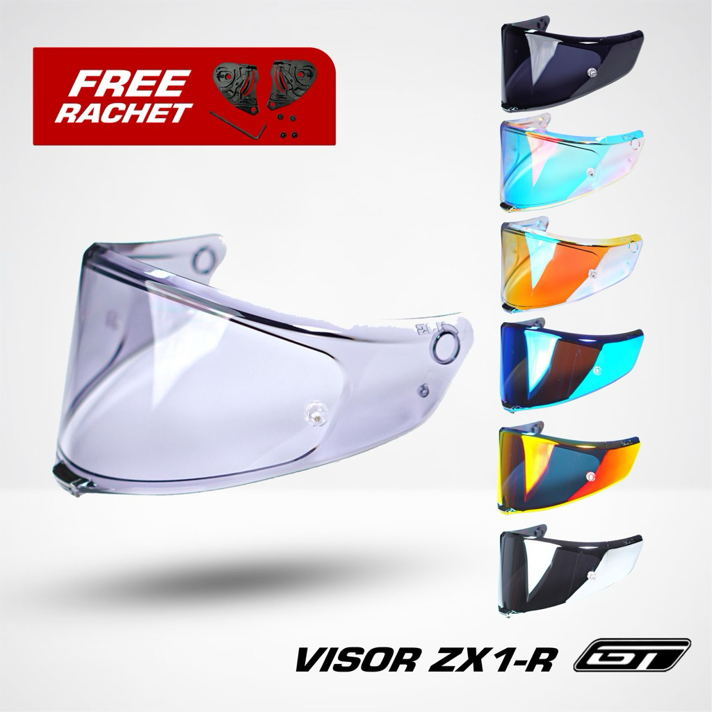 鏡 KACA Jual KACA/VISOR NJS CLEAR IRIDIUM ZX-1R GT Series | Shopee Indonesia