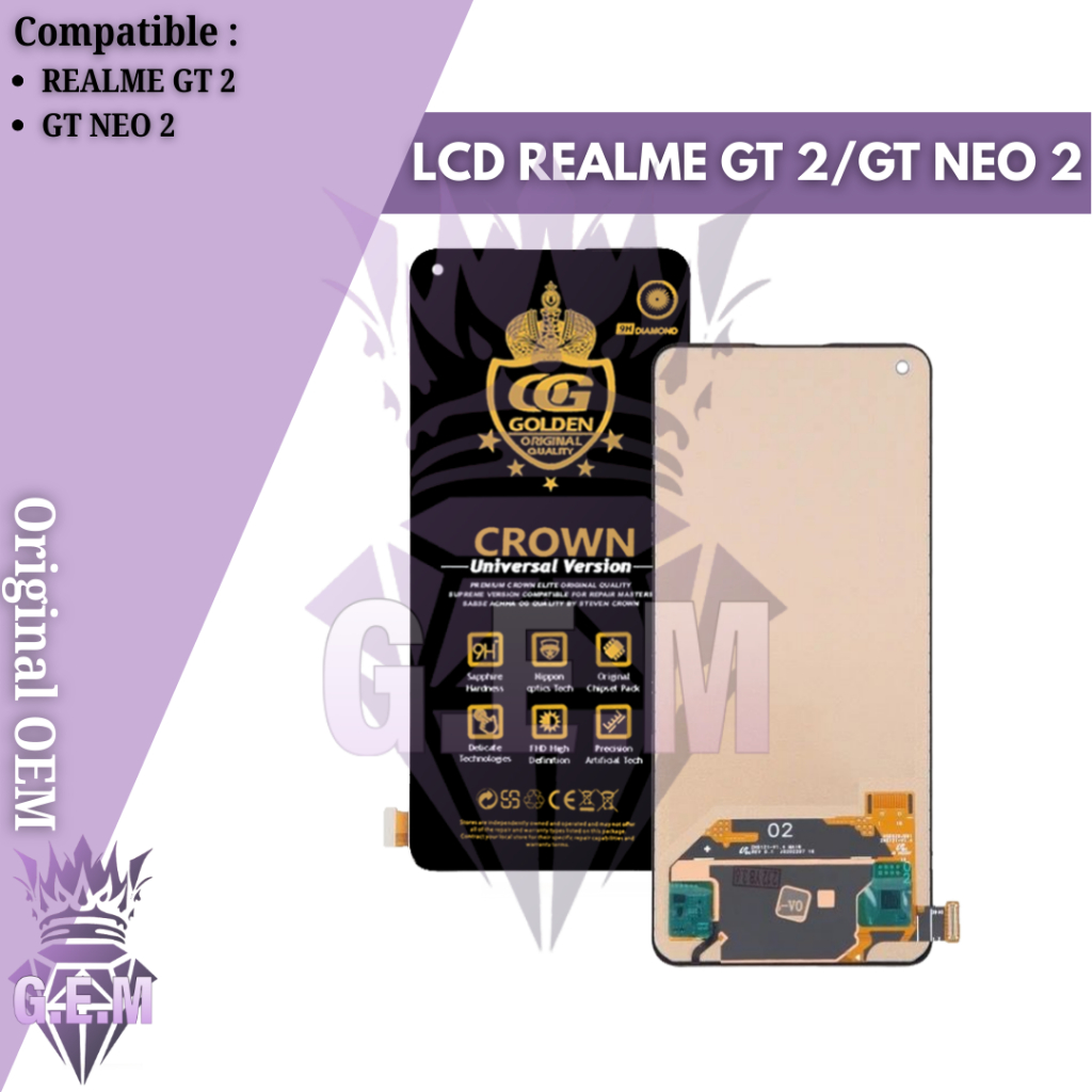 Jual LCD REALME GT 2 / REALME GT NEO 2 TOUCHSCREEN FULLSET COMPLETE ...
