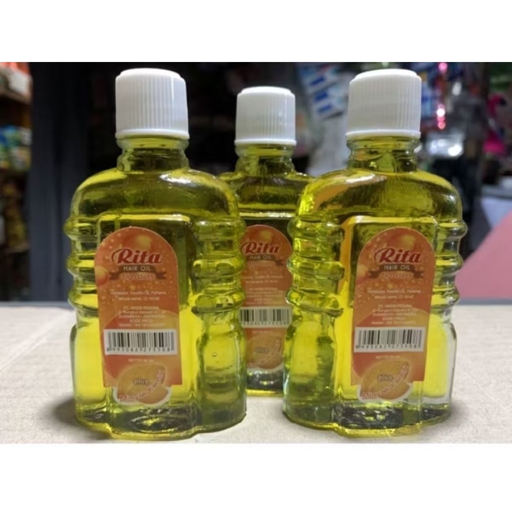 Jual Minyak kemiri Rita Hair oil Highclass 60ml botol kaca. (beli ...
