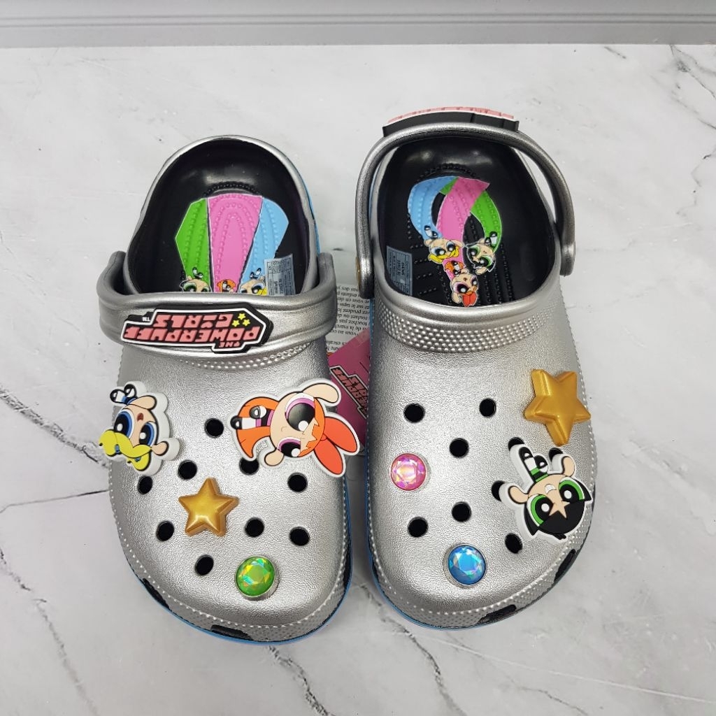 Jual SANDAL CROCS POWER PUFF GIRLS - CROCS POWER PUFF - SANDAL CROCS ...