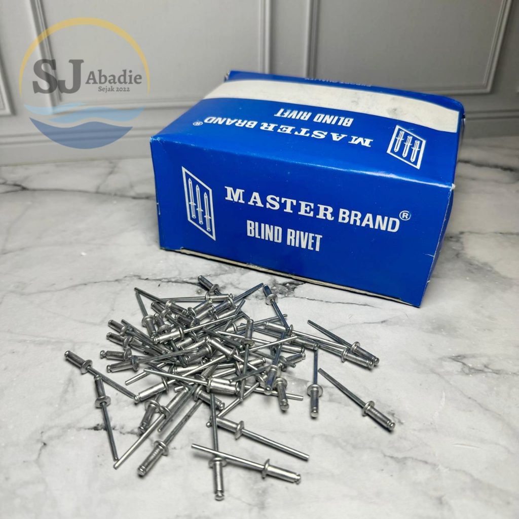 Jual (1 KOTAK) MASTER Paku Rivet Tipe 635 640 649 665 675 Isi 500 buah ...
