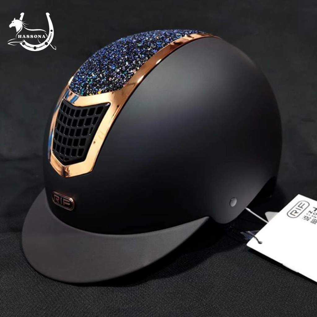 Jual Helm Berkuda RIF Sparkles Matte Premium Original Horse Riding ...