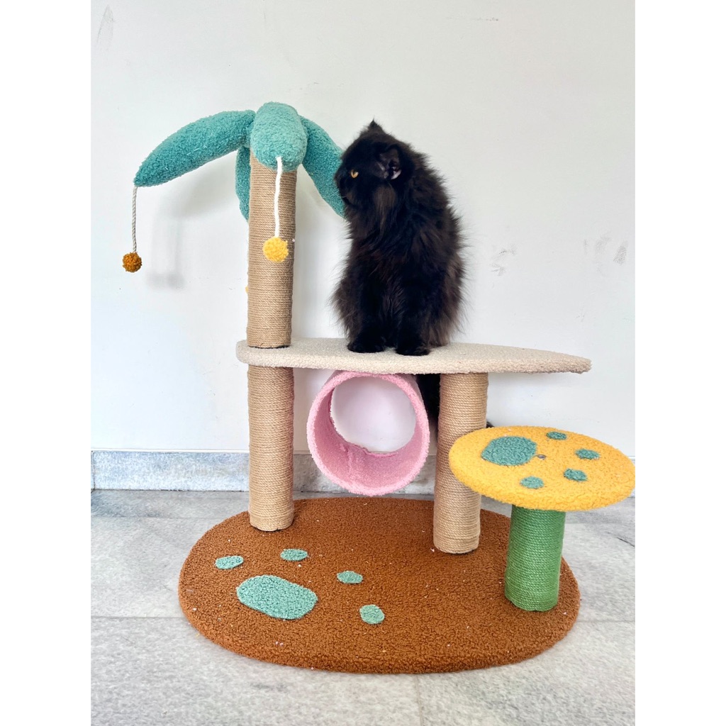 Jual Cat Tree Premium Garukan Cakaran Rumah Kucing Cat Condo House ...