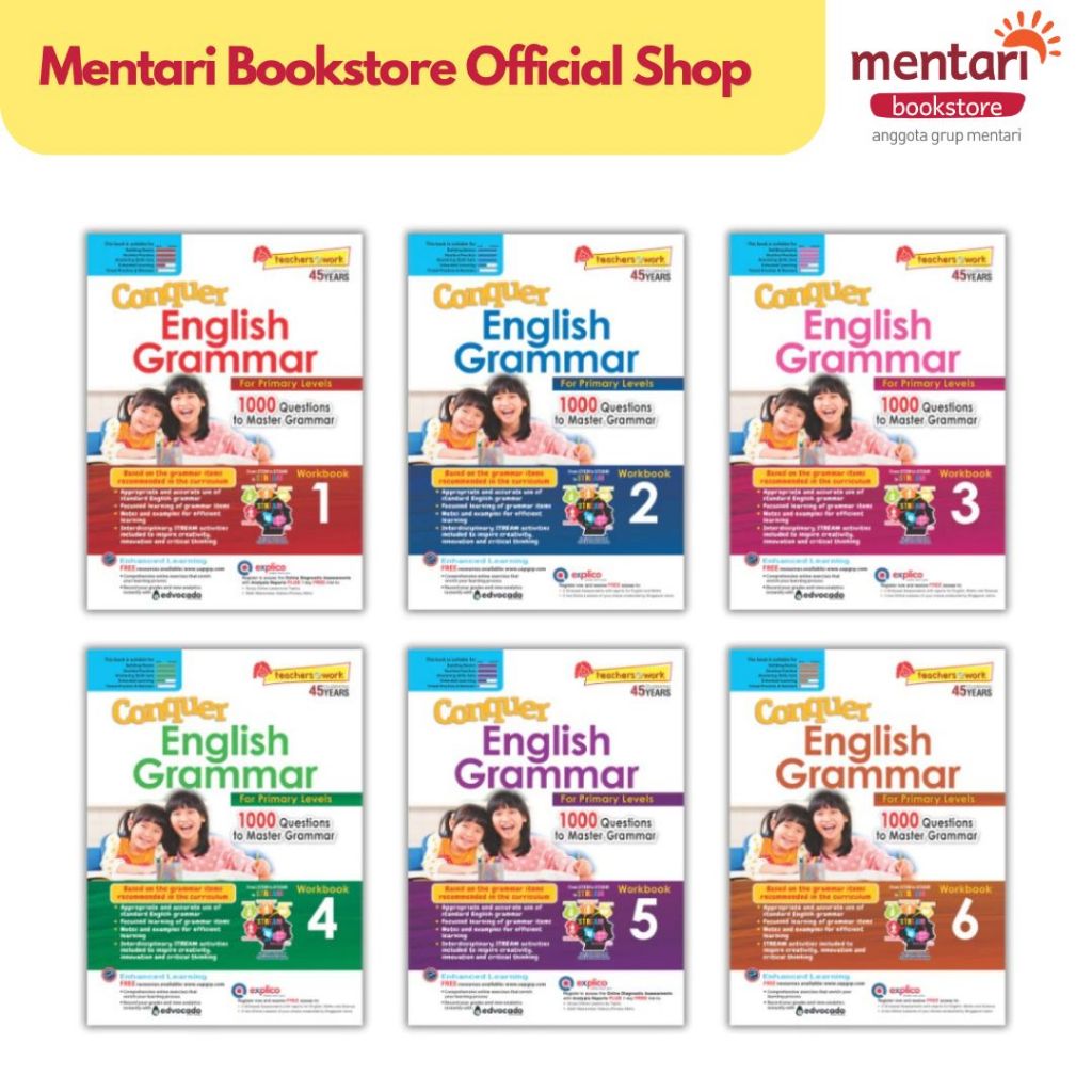 Jual SAP - Conquer English Grammar Workbook | Buku Latihan Bahasa ...