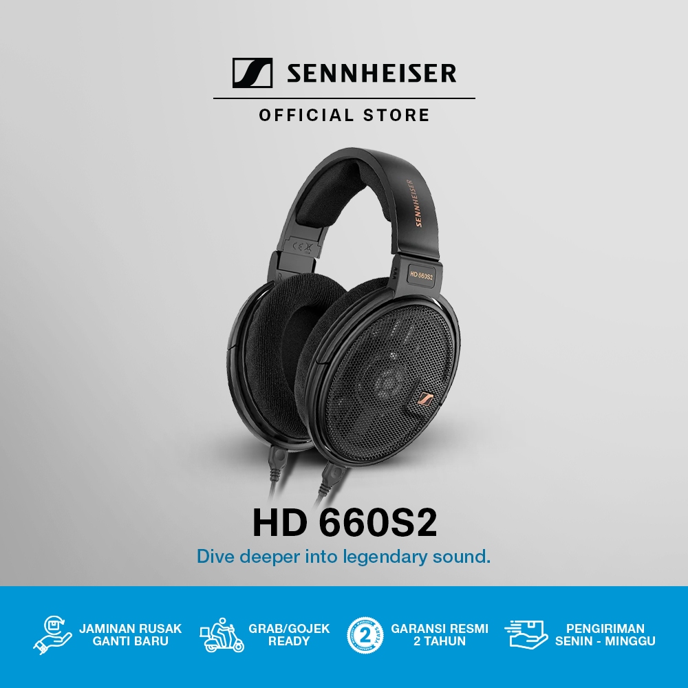 Jual SENNHEISER HD 660S2 Wired Audiophile Stereo Headphones | Shopee ...