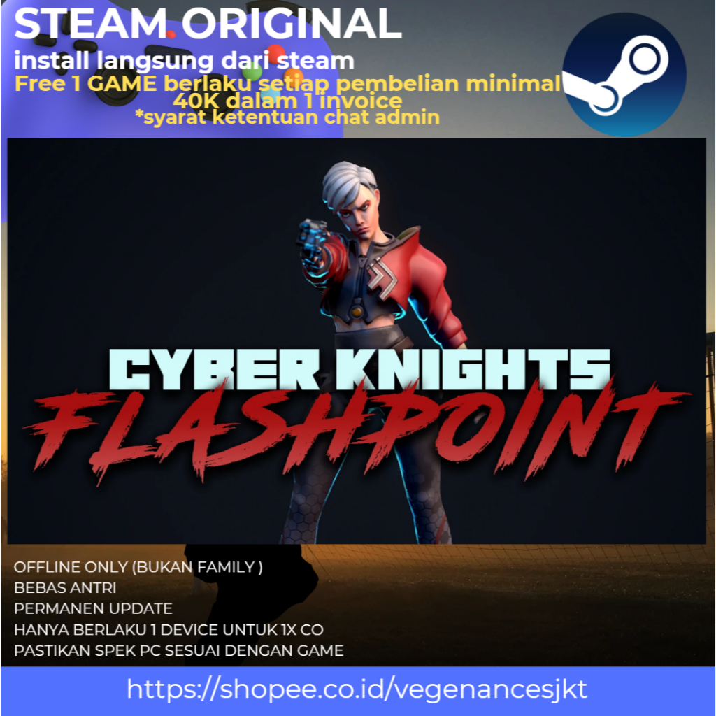 Jual Cyber Knights Flashpoint MAC PC Game Original + Latest Update ...