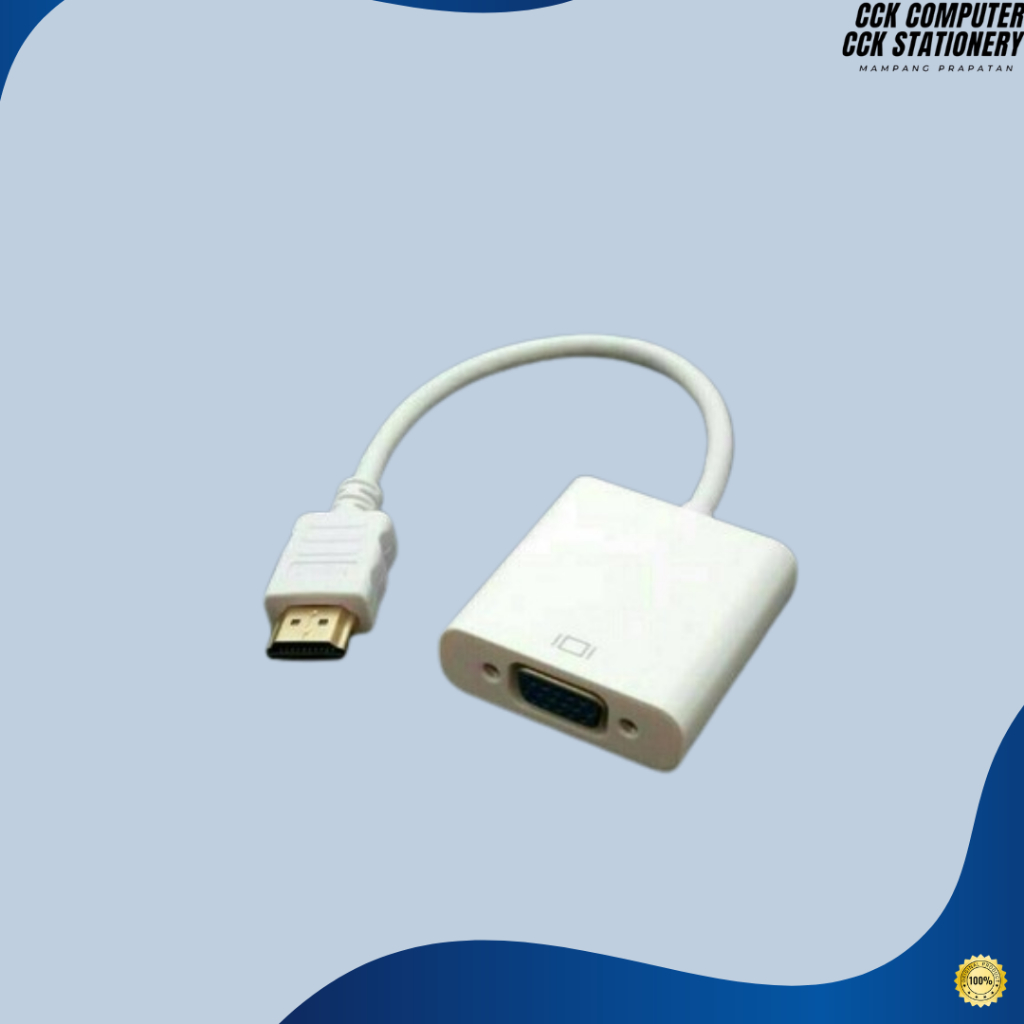Jual Converter HDMI to VGA ADAPTER HDMI to VGA HQ Adapter | Shopee ...