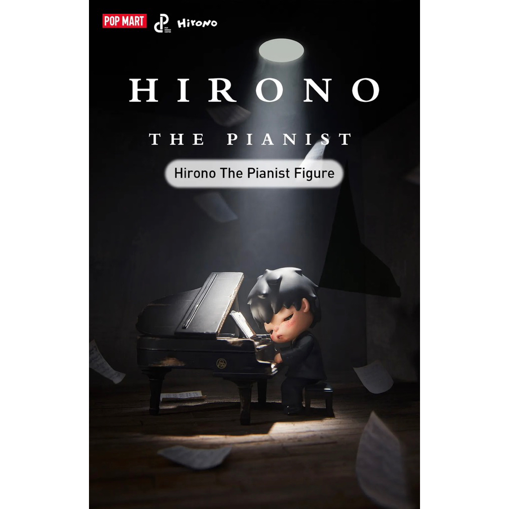 POP MART Hirono The Pianist 100% Figurine