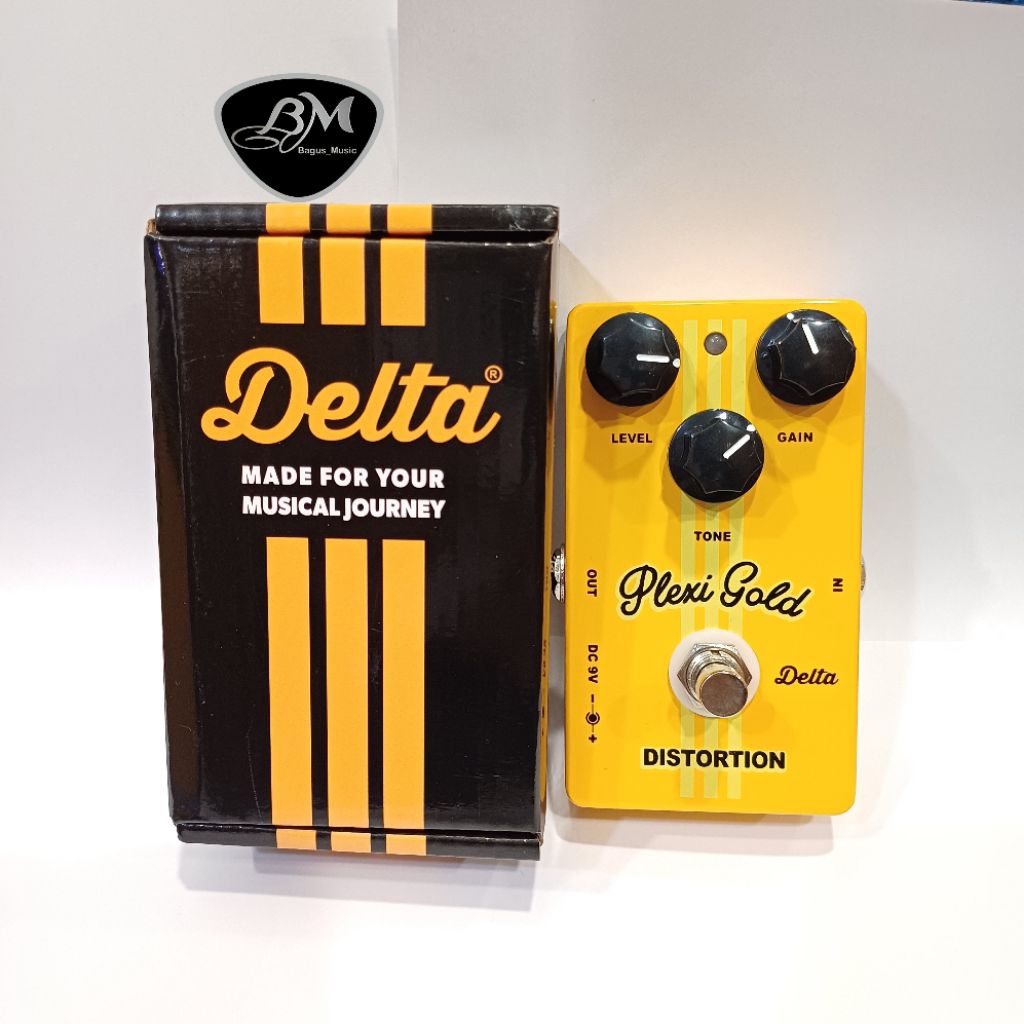 Jual Efek gitar Delta Distortion Plexi Gold | Shopee Indonesia