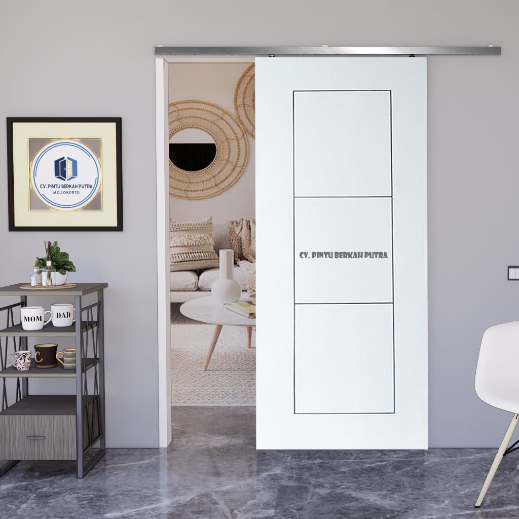 PINTU MINIMALIS + REL SLEDING
