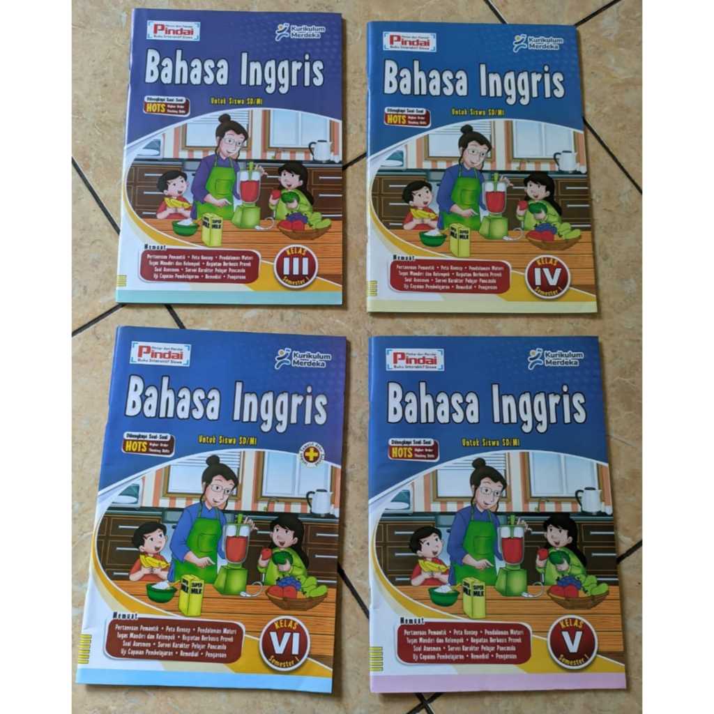 Jual Buku LKS Bahasa Inggris Kelas 3 4 5 6 SD Semester 1 - Kurikulum ...