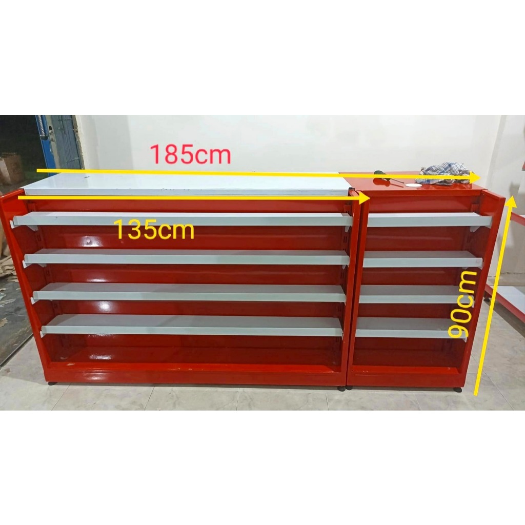 Jual Meja Kasir Lurus & L minimarket | Rak Backwall Rokok / Etalase ...