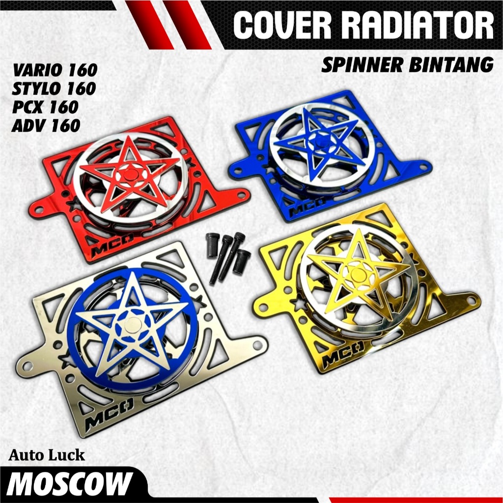 Jual COVER TUTUP RADIATOR SPINNER MOTOR HONDA FREE BAUT BOSH AKRILIK ...