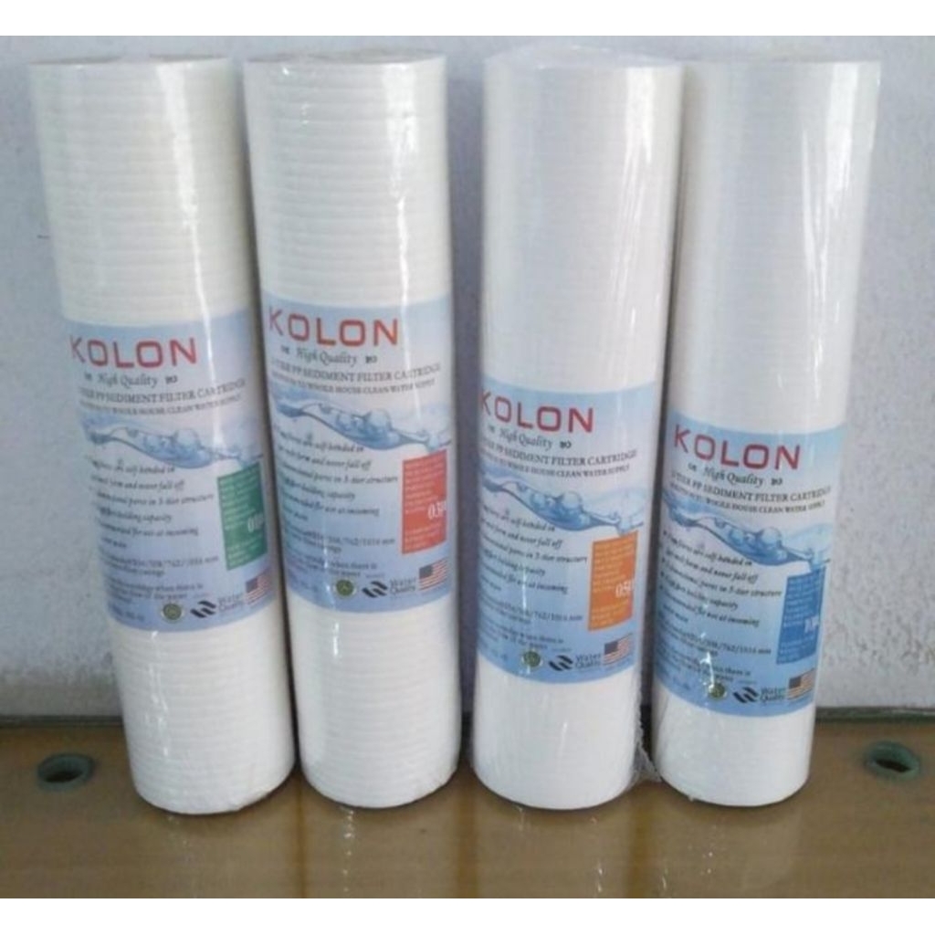 Jual Cartridge Filter Air Sedimen 10 inch NANOFILTER atau KOLON/Spoon ...