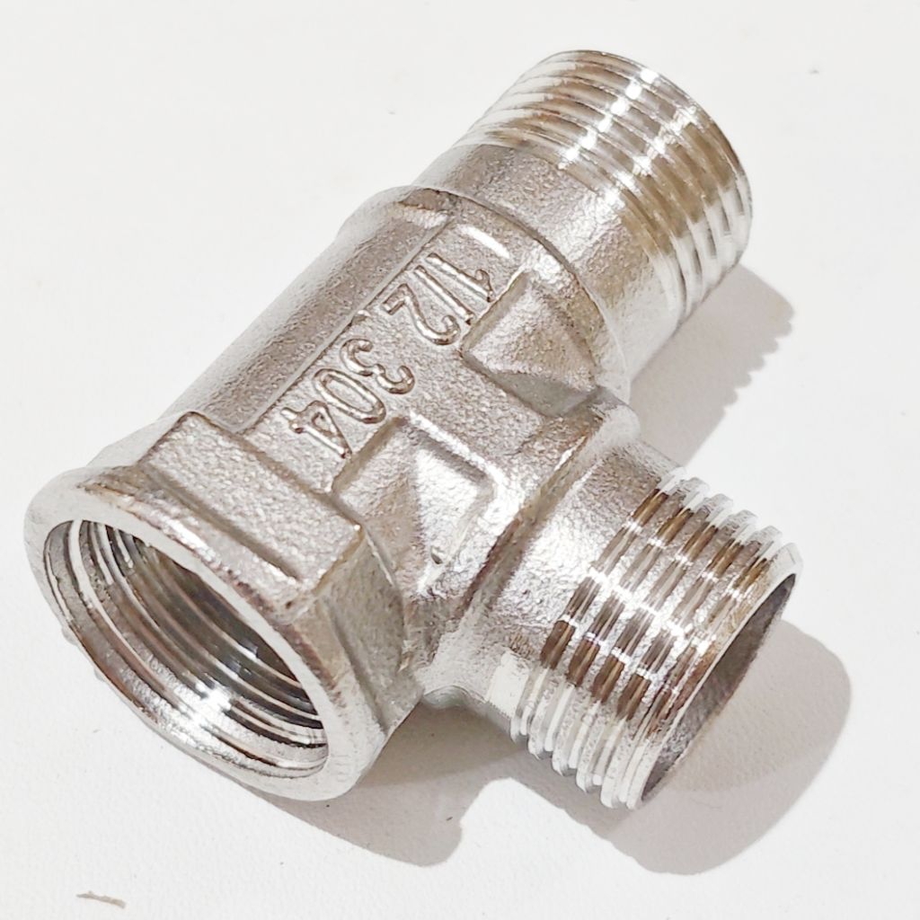 Jual Promo Nepel T Stainless Steel 304 Nepel Kran T Sambungan Kloset ...