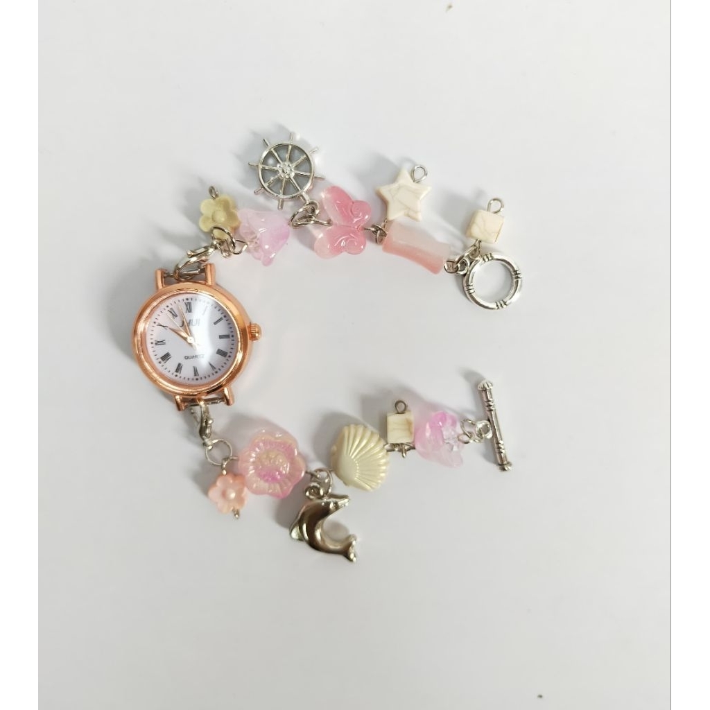 Jual zilume | strap jam tangan glass beads, manik kaca, bisa custom ...