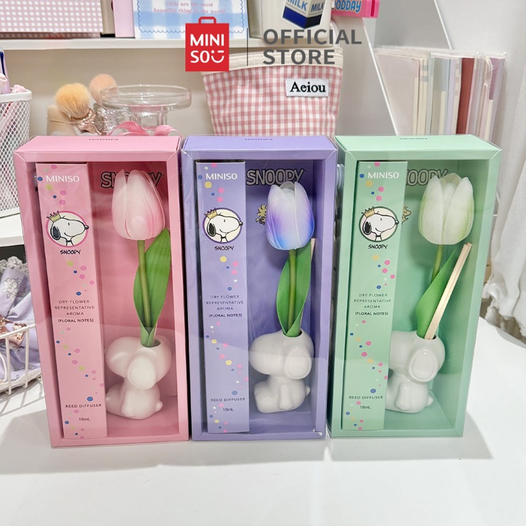 Jual Miniso Snoopy Collection Reed Diffuser 18mML | Shopee Indonesia