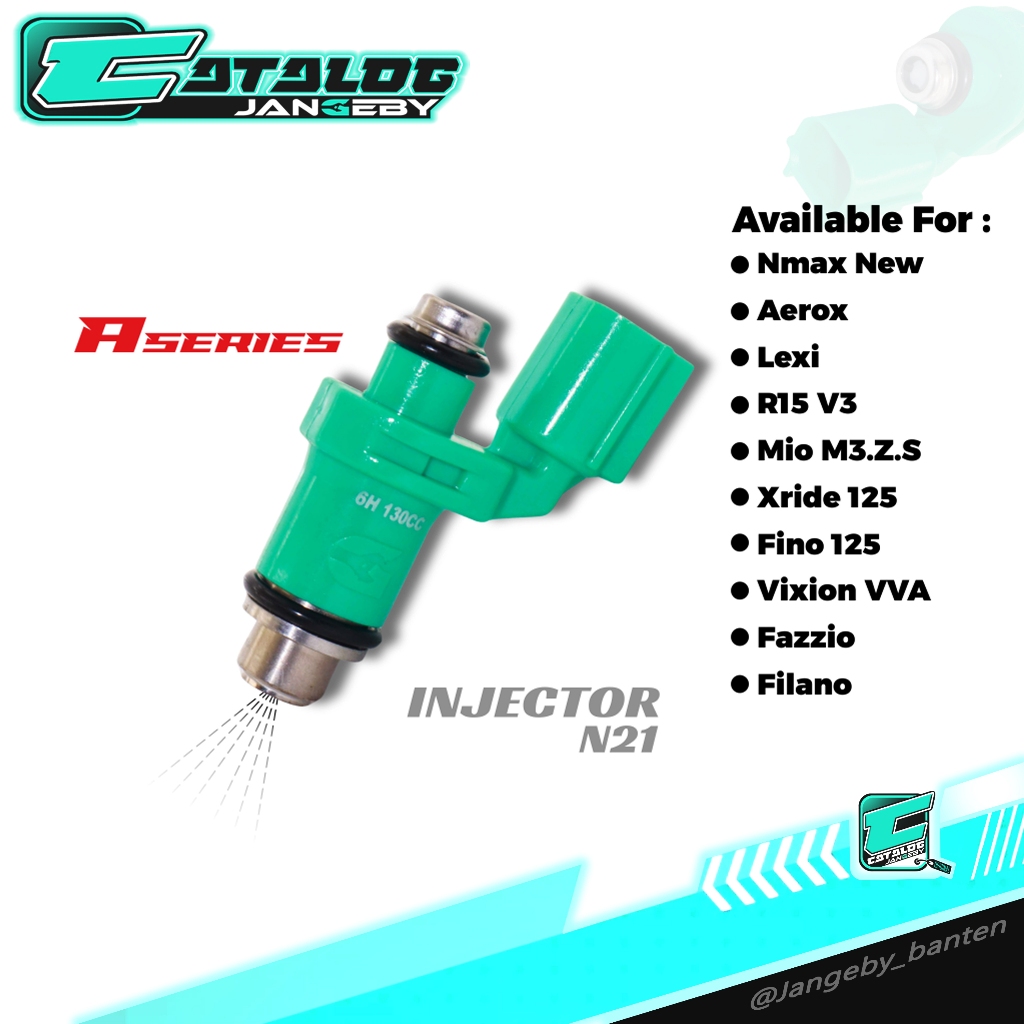 Jual Injector N21 JANGEBY A Series Nmax New Aerox Lexi Mio M3 MX King ...