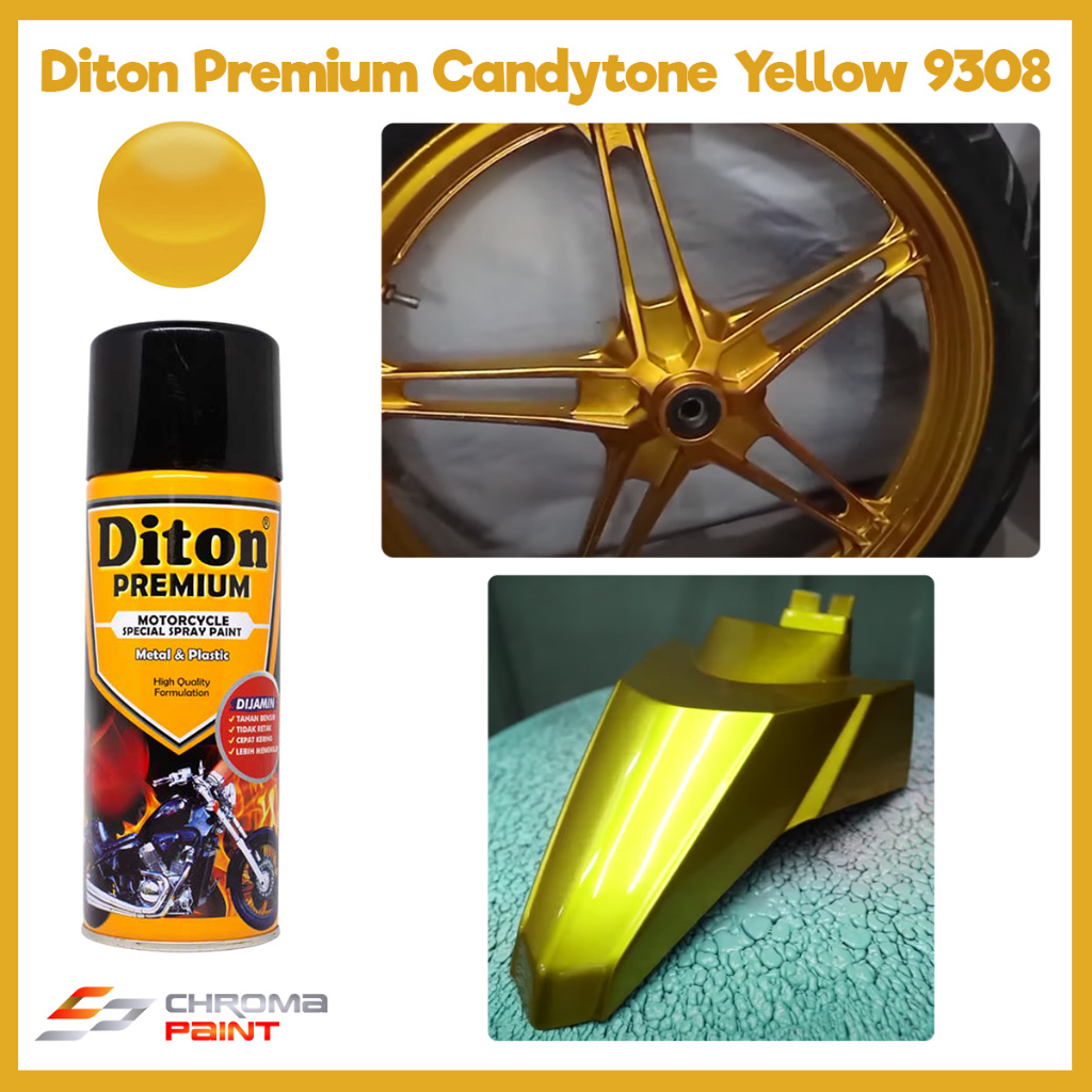 Jual Diton Premium Candytone Kuning - Candytone Yellow 9308 - Cat Pilok ...