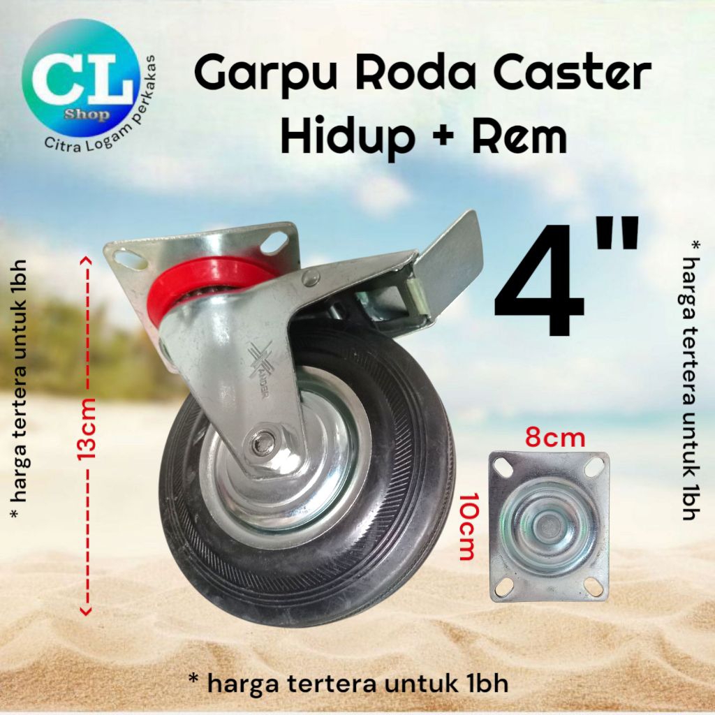 Jual RODA CASTER 4