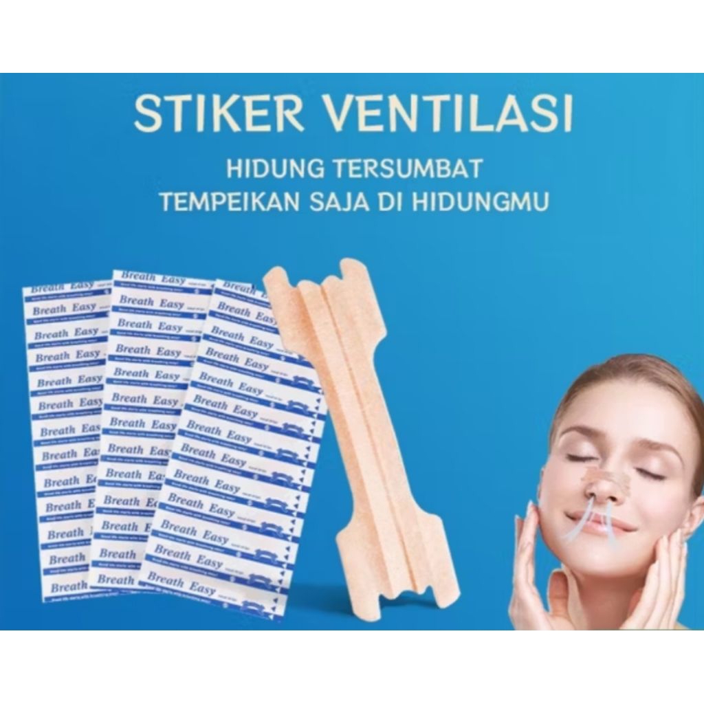 Jual SN Nose Strips Stiker Lendir Hidung Nasal Strips Stop Snoring ...