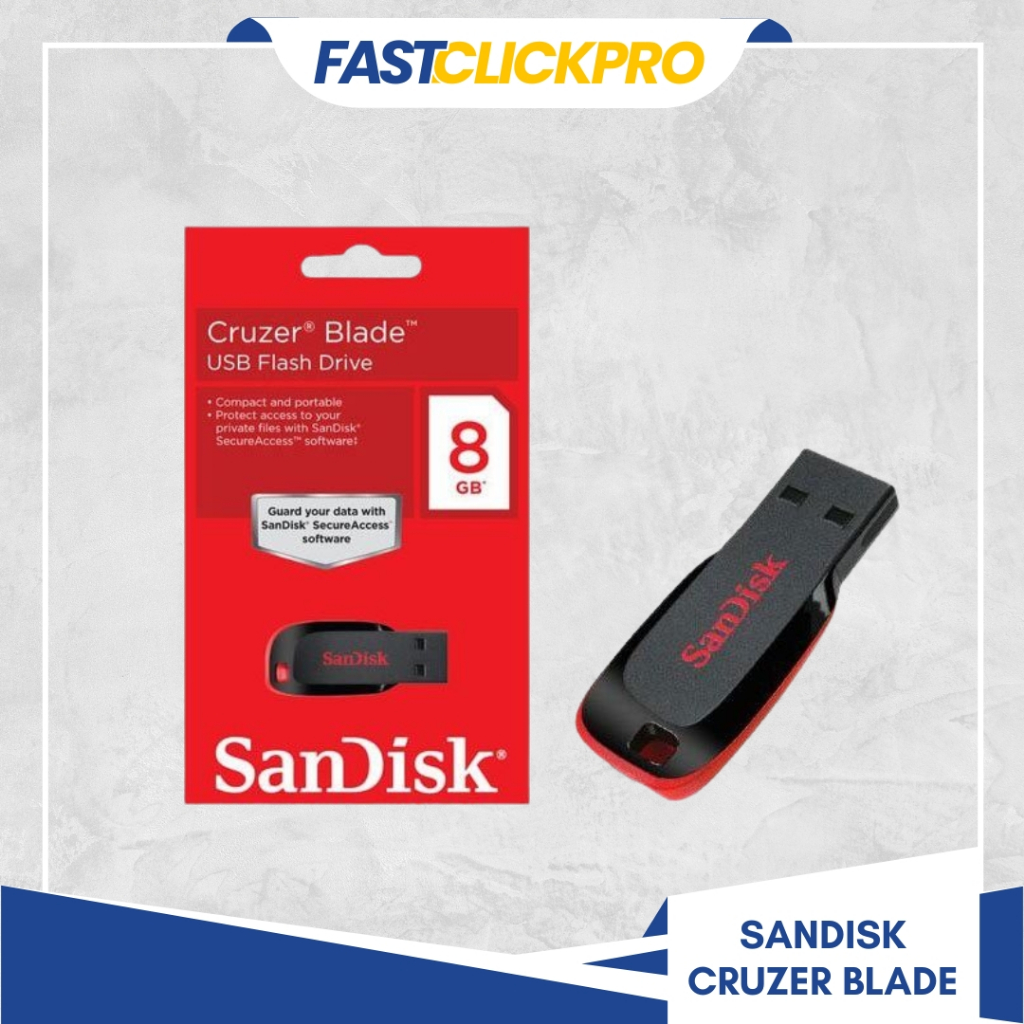 Jual SanDisk USB Flashdisk Cruzer Blade 8GB | Shopee Indonesia