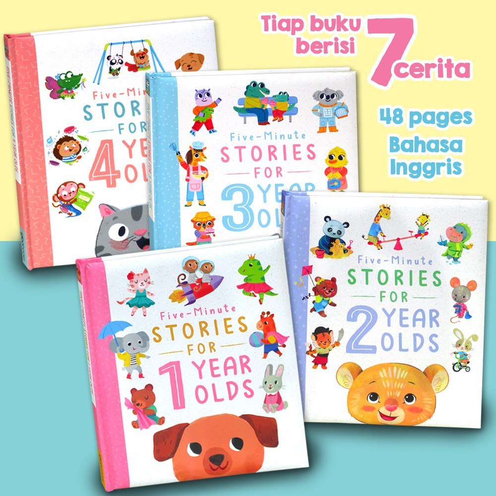 Jual Five-Minute Stories for 1, 2, 3, 4 Year Olds [Igloo Books ...