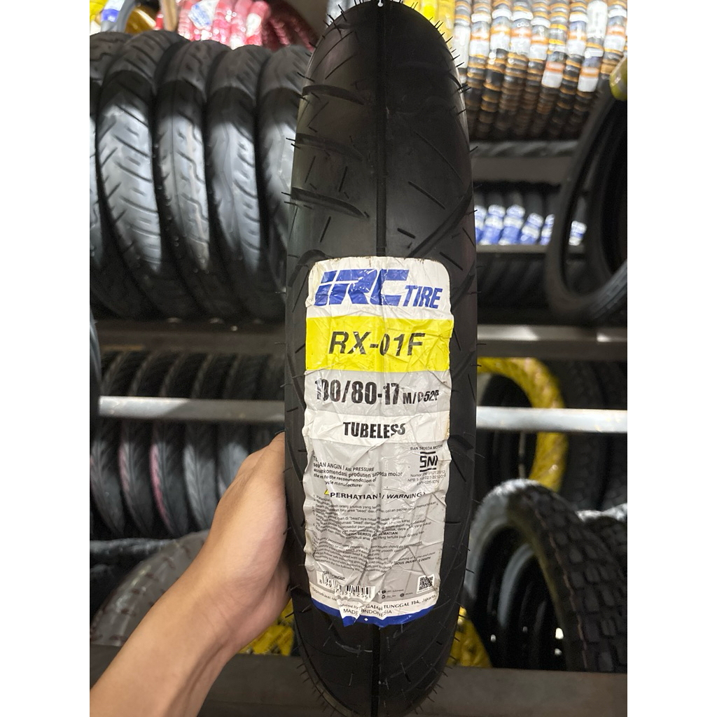 Jual IRC RX-01 F 100/80 RING 17 TUBELESS | Shopee Indonesia