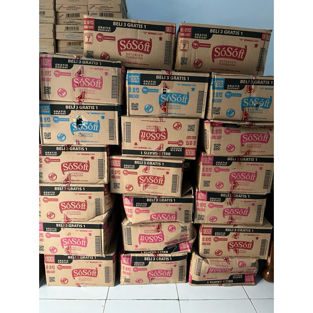 Jual So Soft Kartonan Isi 10 Renteng 160 Sachet (Tanpa Piring) | Shopee ...