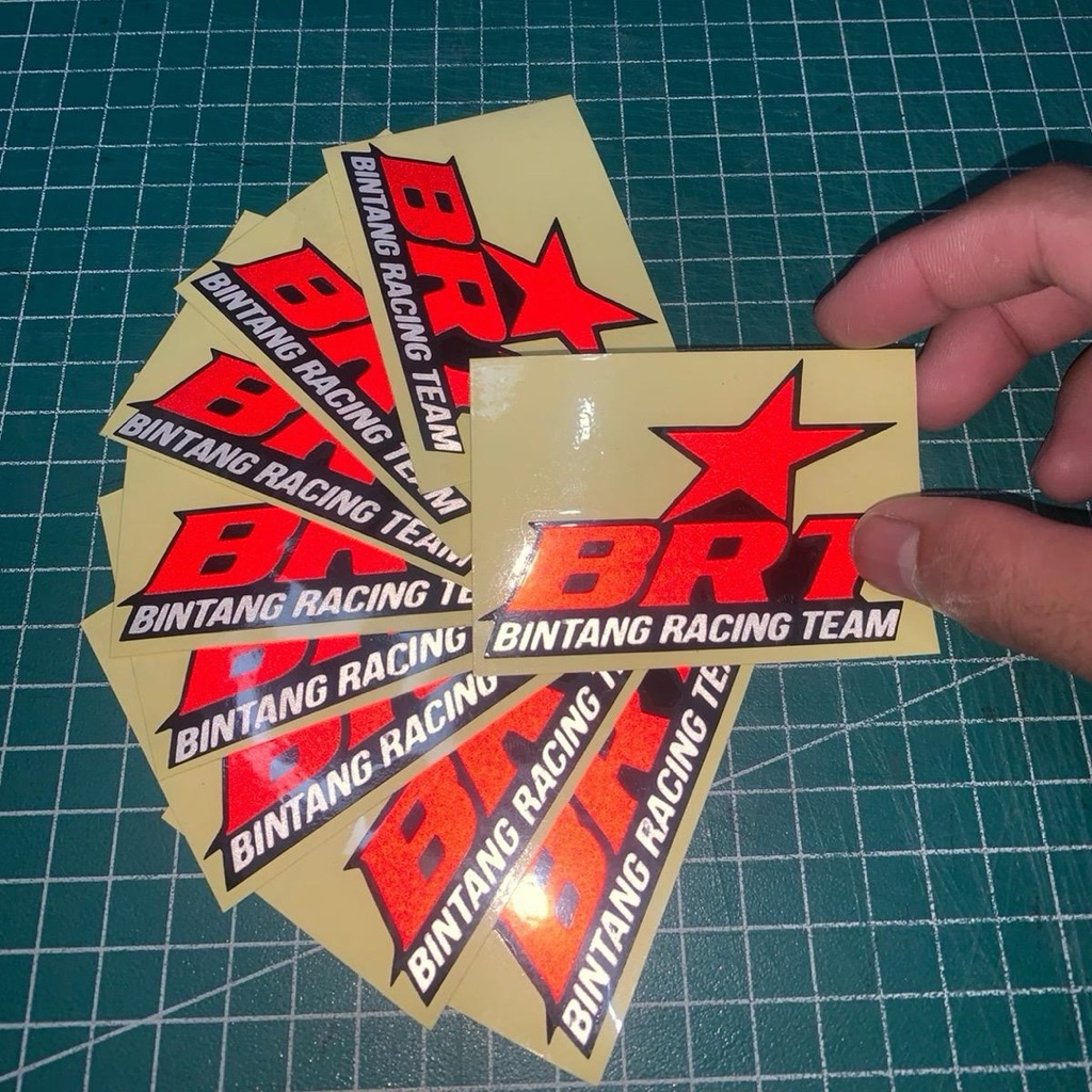 Jual Sticker Cutting Bintang Racing Team/BRT, Keren Viral, Sticker ...