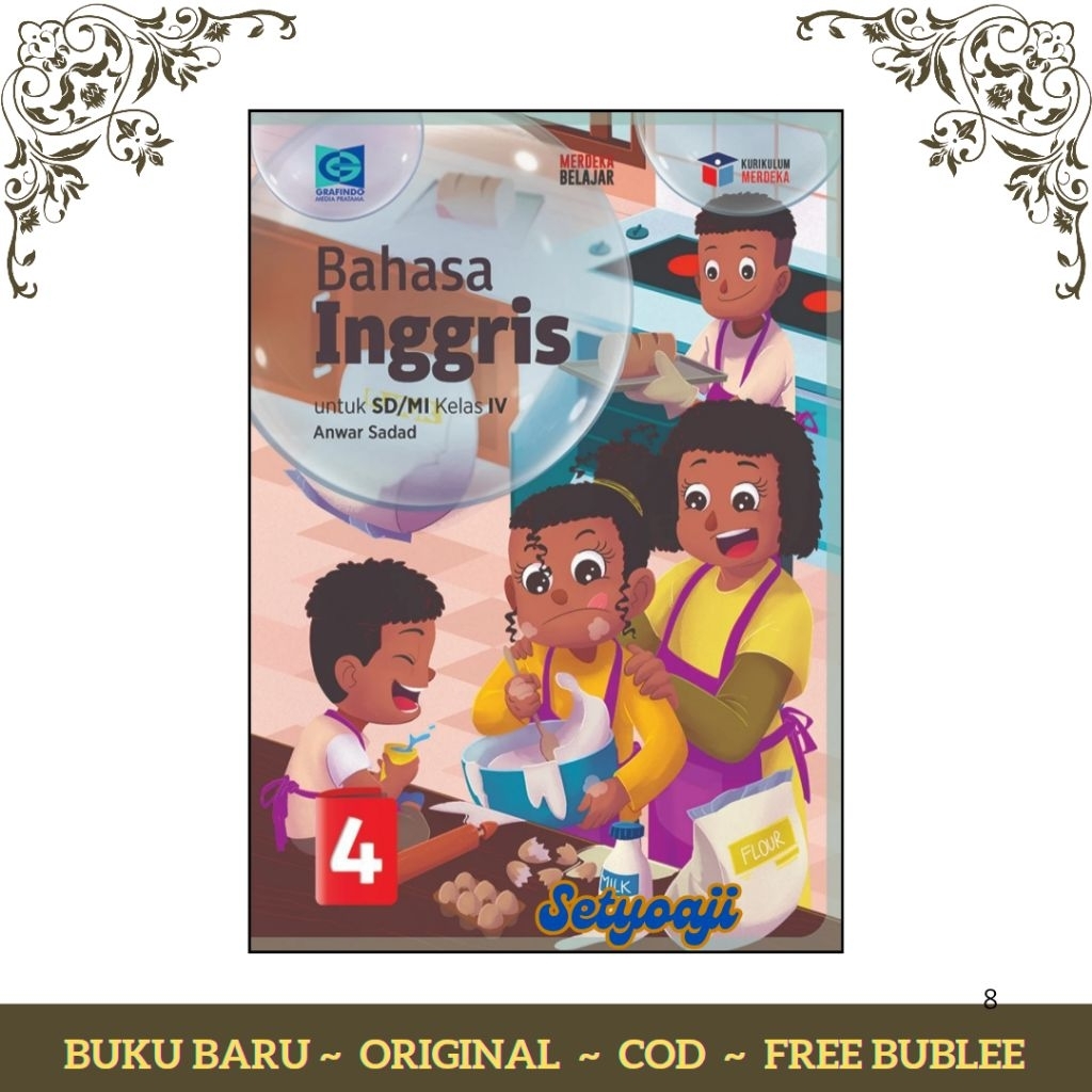 Jual Buku Paket Bahasa Inggris SD/ MI Kelas 1 2 3 4 5 6 Kurikulum ...