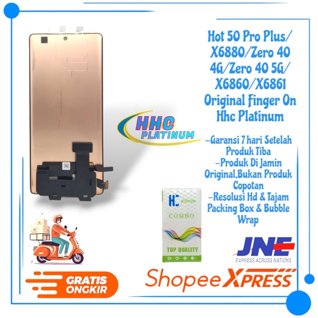 Jual LCD TOUCHSCREEN INFINIX HOT 50 PRO PLUS/X6880/ZERO 40 4G/ZERO 40 ...