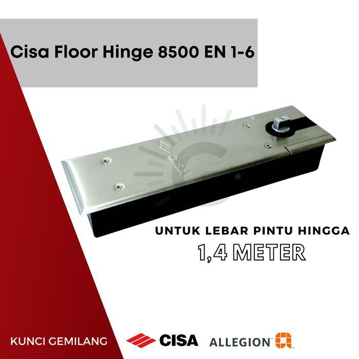 Jual Cisa Floor Hinge 8500 EN 1-6 untuk Lebar Pintu Hingga 1.4 Meter ...