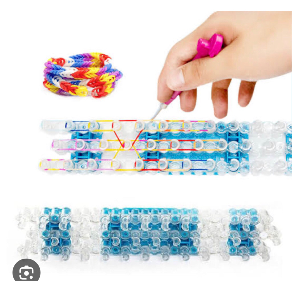 Jual PAPAN RAJUT RAINBOW LOOM PIN BAR LOOMBAND GELANG KARET | Shopee ...