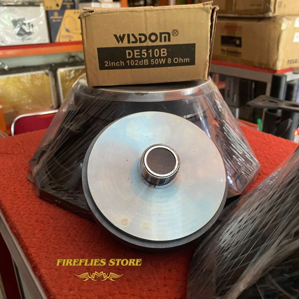 Jual Tweeter Wisdom DE510B Model Drat Spul 2 Inch Ukuran D5 Driver ...