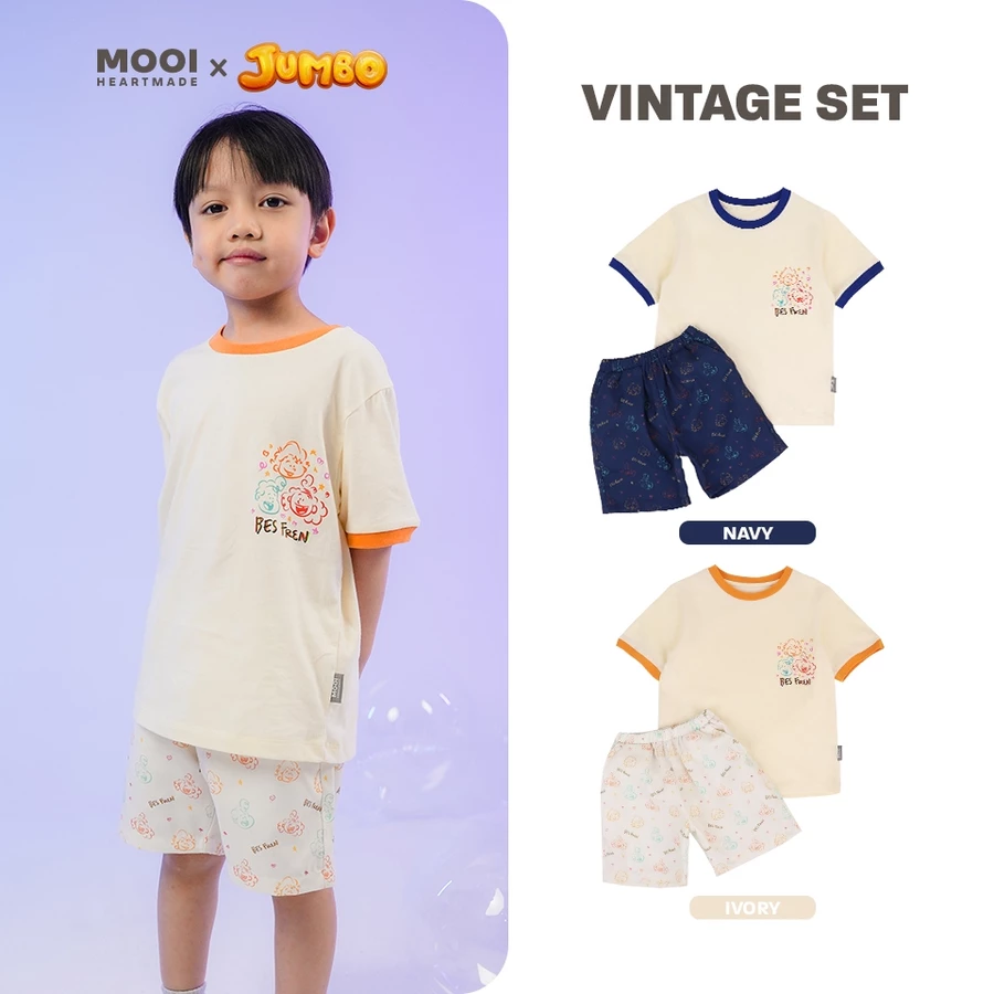 Setelan Anak Vintage Set