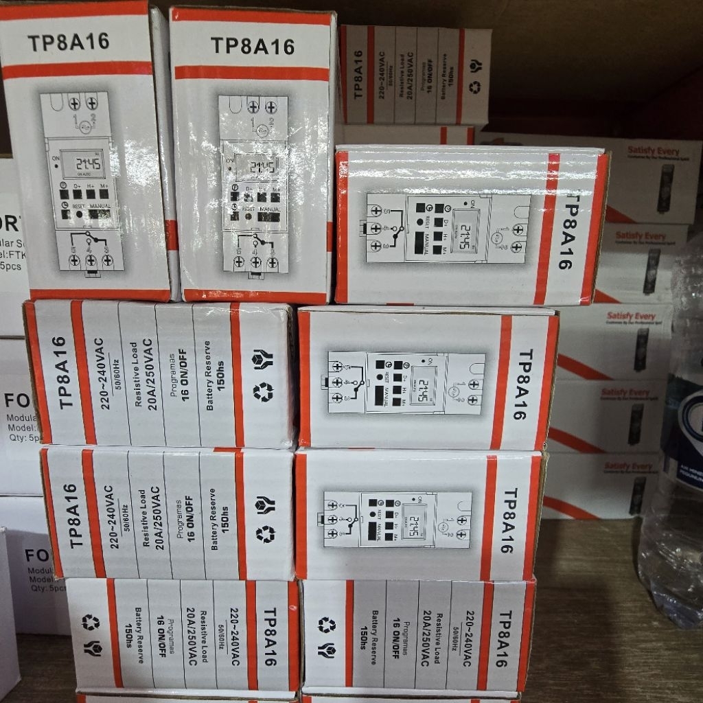 Jual FORT DIGITAL TIMER WEEKLY TP8A16 PROGRAMMABLE TIME SWITCH FORT ...