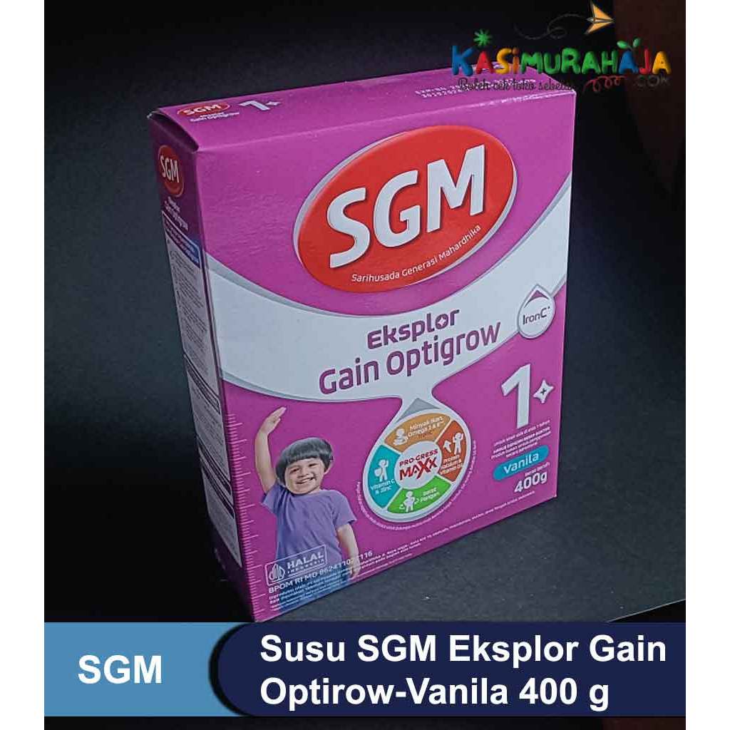 Jual Susu SGM Eksplor Gain Optigrow 1 Vanila 400g | Shopee Indonesia