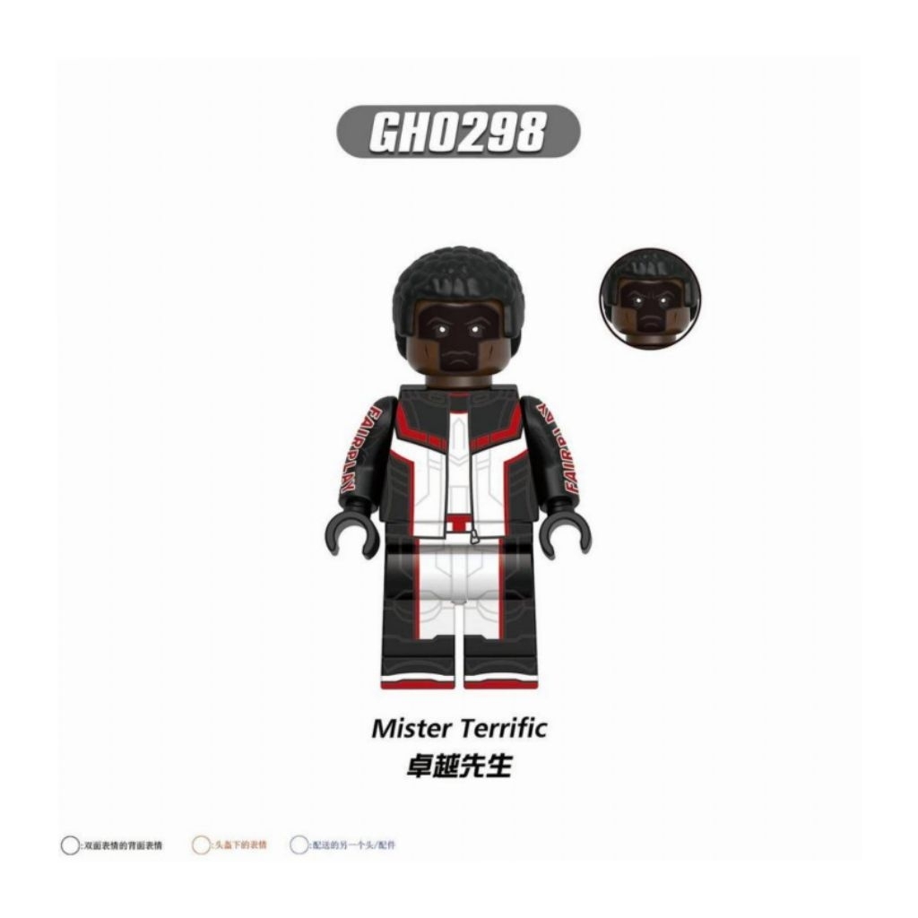 Jual Mini Action Figure Mister Terrific Movie Superman Dc Comic Mainan ...